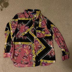 Floral blouse top modern design